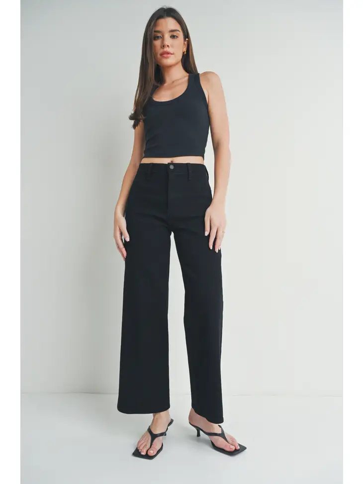 High-Rise Wide-Leg Trouser Jean | Cleo