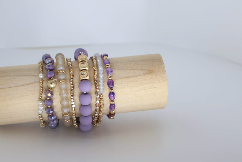 Always Dreaming Beaded Stack Bracelet