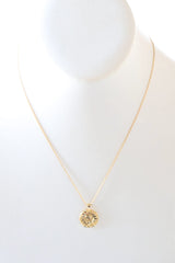 Daisy Gold Pendant Necklace