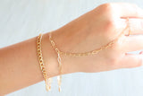 Emory Chain Bracelet with Attached Ring