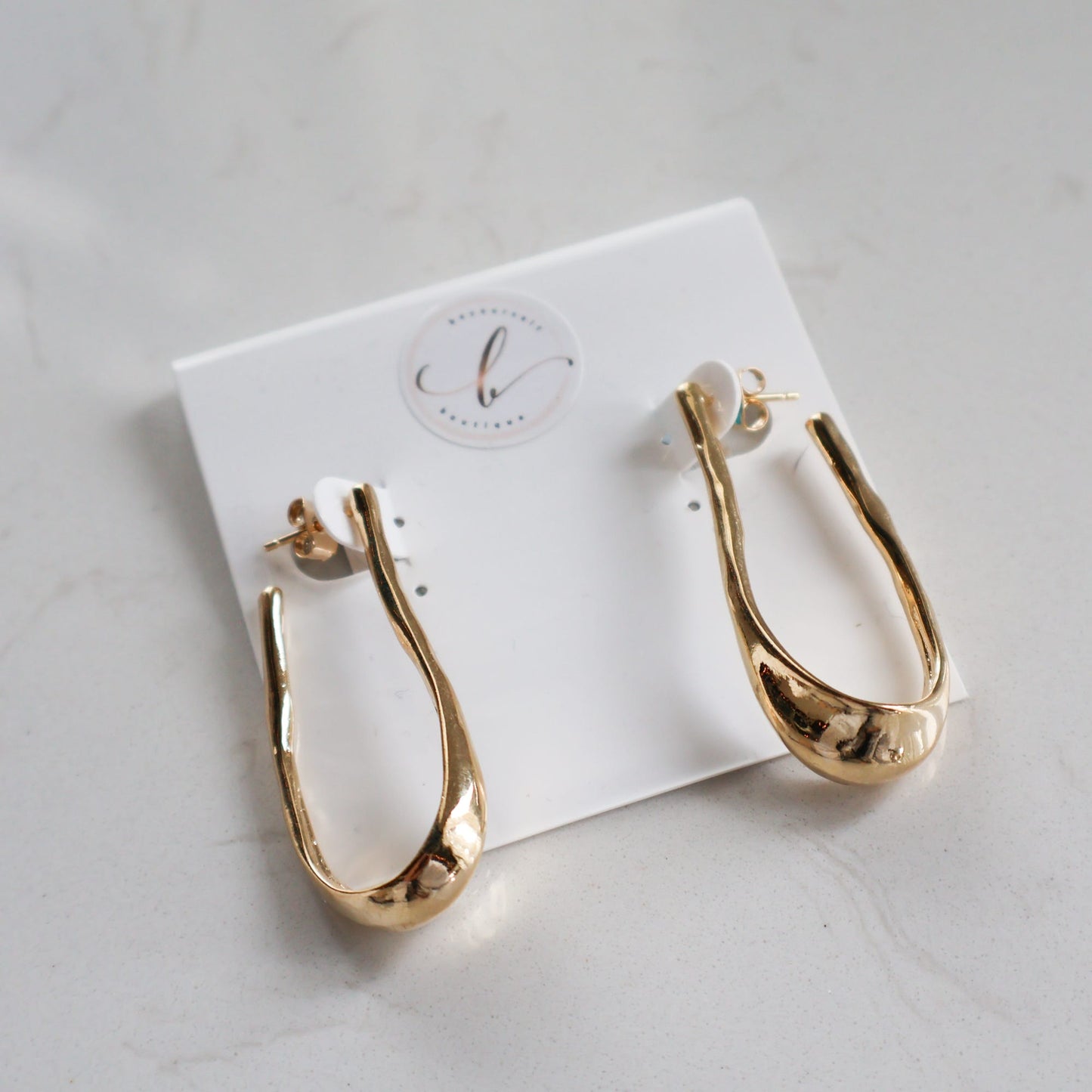 Carmen Drop Hoop Earrings