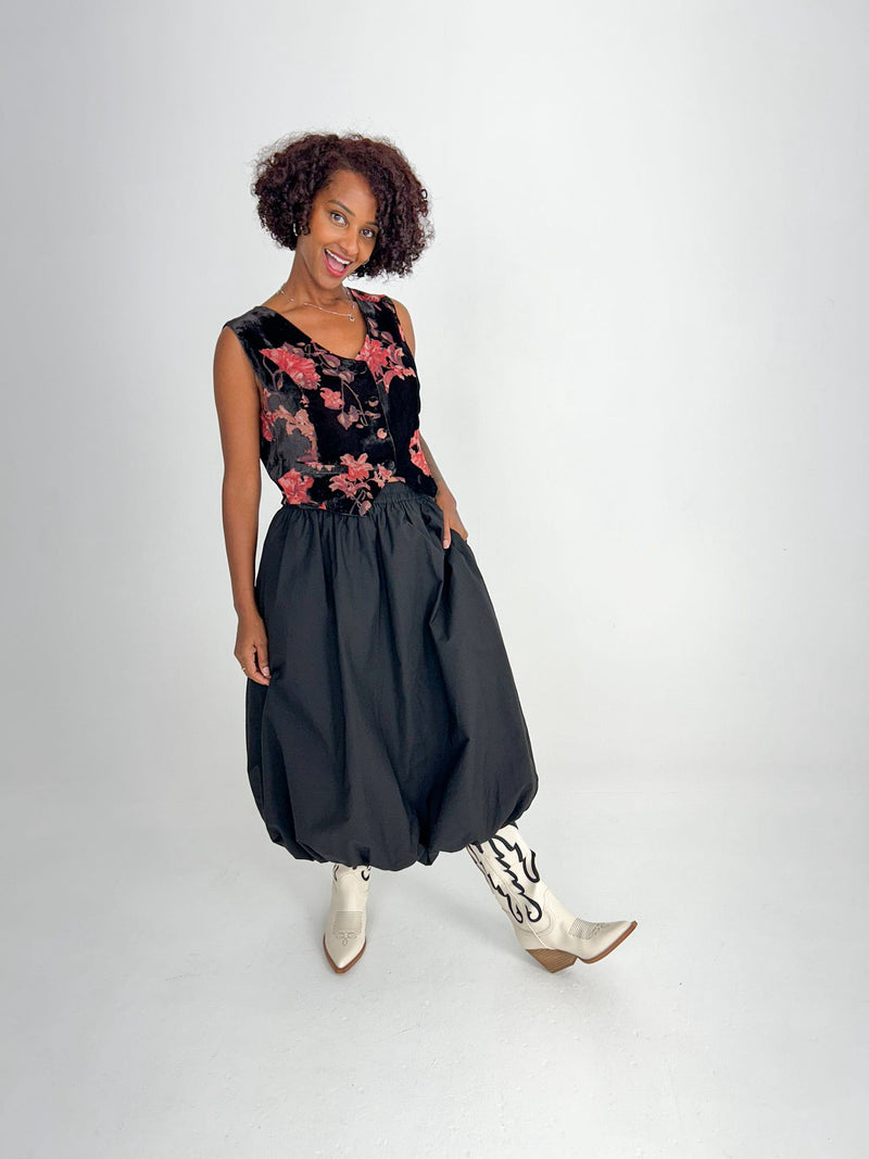 Don't Wanna Know Bubble Midi Skirt