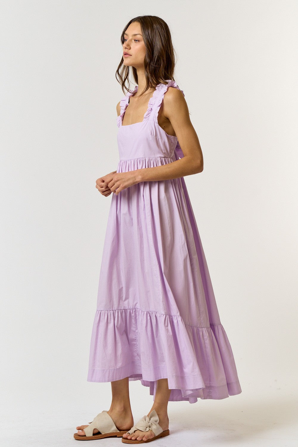 Graceful Gatherings Ruffle Maxi Dress