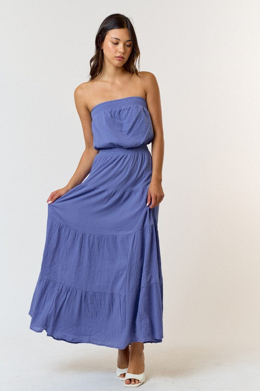 In My Dreams Tiered Maxi Dress