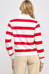 Team Spirit Striped Sweater