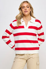 Team Spirit Striped Sweater