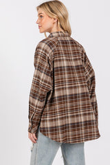 Autumn Falls Oversized Plaid Top