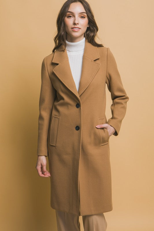 Autumn Breeze Felt Coat