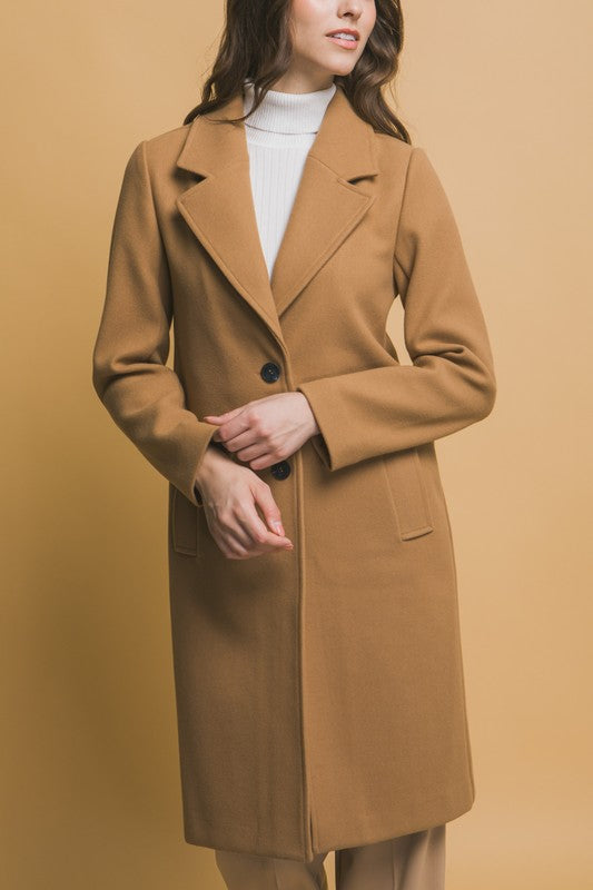 Autumn Breeze Felt Coat