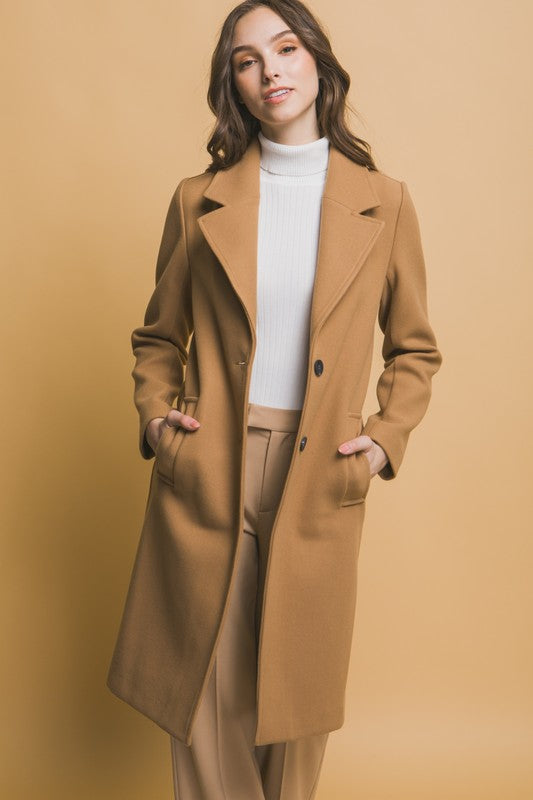 Autumn Breeze Felt Coat