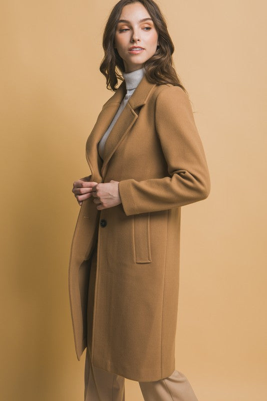 Autumn Breeze Felt Coat