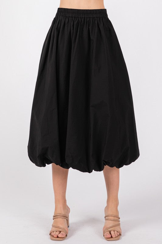 Don't Wanna Know Bubble Midi Skirt