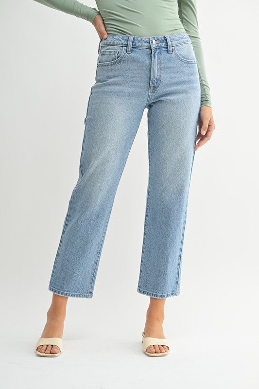 Karissa 90's Stretch Straight Jean