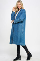 Morley Denim Trench Jacket