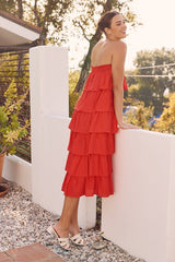 In A Mood Convertible Ruffle Maxi Skirt/Dress