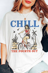 Chill The Fourth Out Graphic Tee