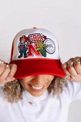 Nebraska Layered Patch Trucker Hat