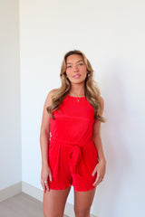 Play The Game Pleated Romper