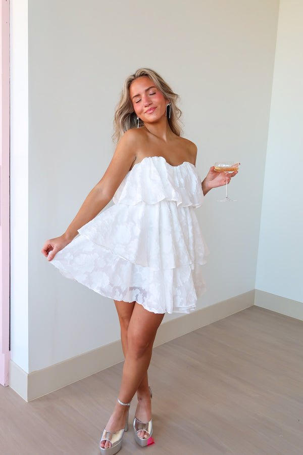 Dreamcatcher Ruffle Tiered Mini Dress