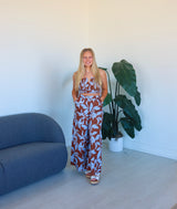 Aruba Tropical Print High Rise Pants