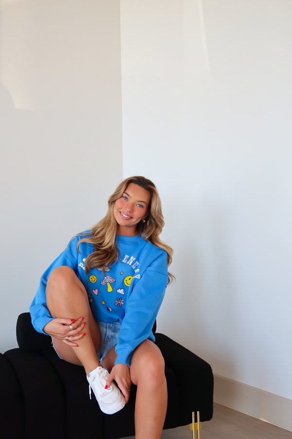 Positive Energy Embroidered Sweatshirt