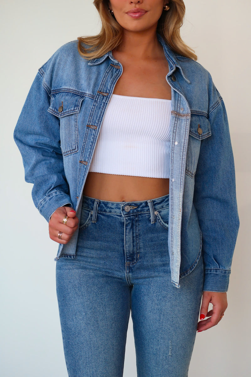 Olivia Denim Shacket