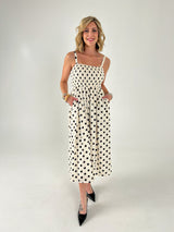 In My Dreams Polka Dot Midi Dress