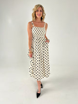 In My Dreams Polka Dot Midi Dress