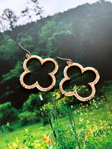 Kimmi Beaded Clover Earring