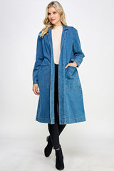 Morley Denim Trench Jacket