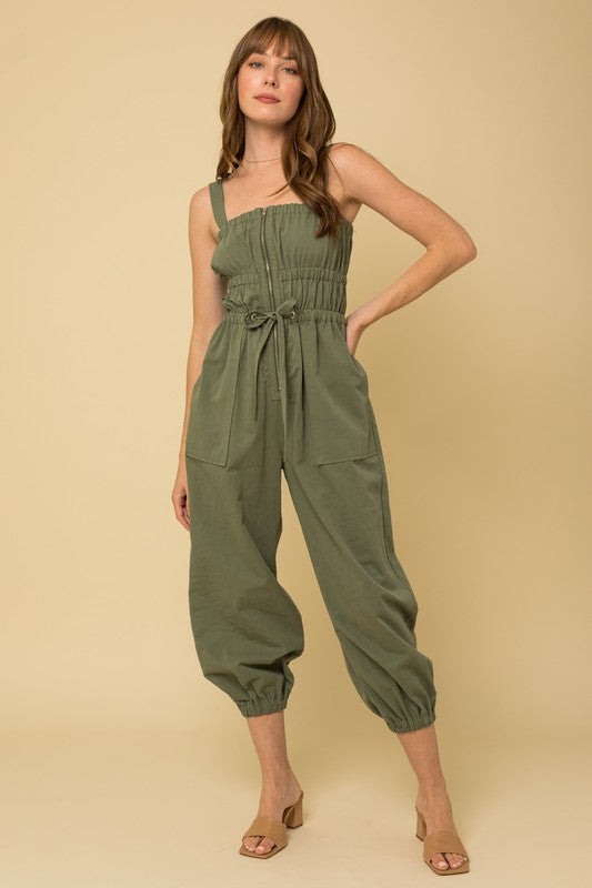 Hampton Utility Zip Up Jumpsuit