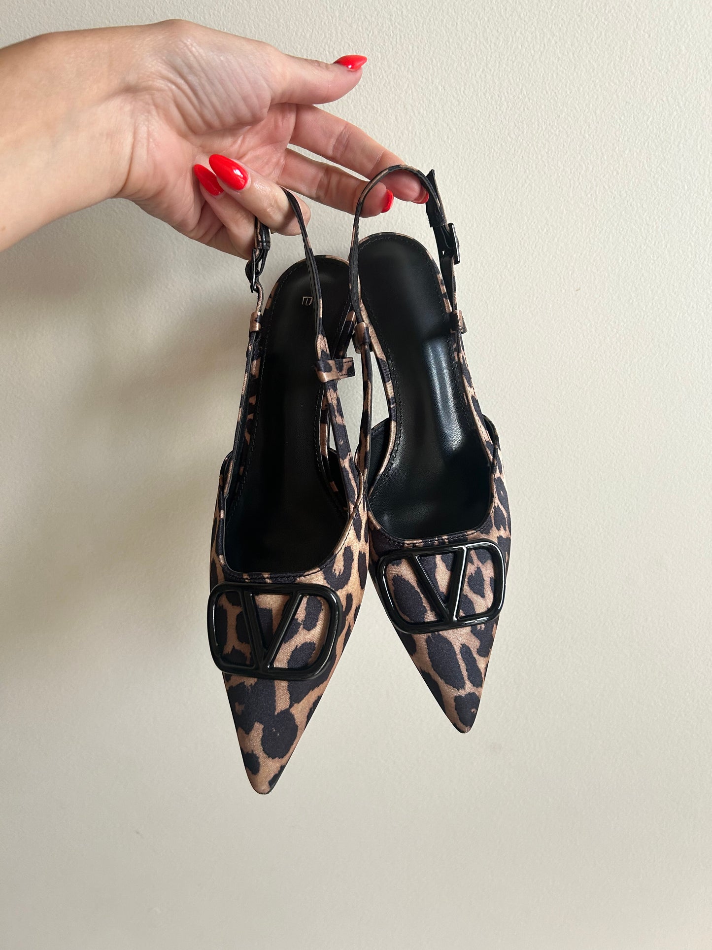 Clementine Leopard Slingback Heel