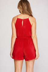 Play The Game Pleated Romper