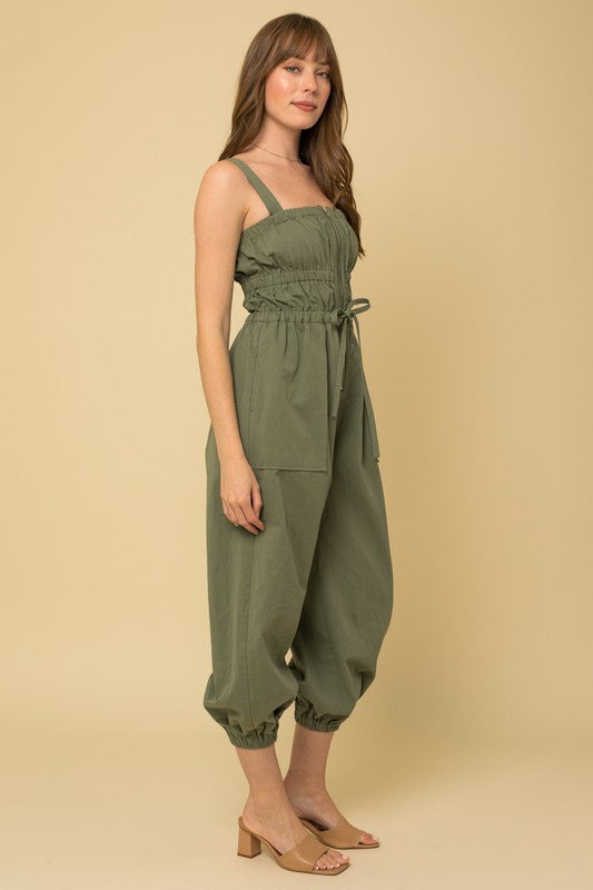 Hampton Utility Zip Up Jumpsuit