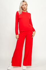 Be The One Wide Leg Knit Pant