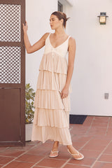 Blissful Moments Tiered Maxi Dress