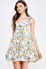 Sightseeing Babydoll Tank Dress