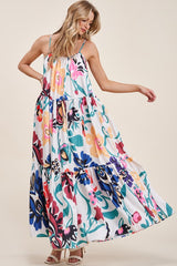 Sandy Toes Printed Maxi Dress