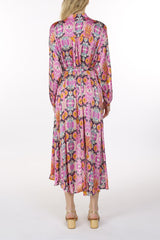 Daily Gratitude Printed Midi Dress